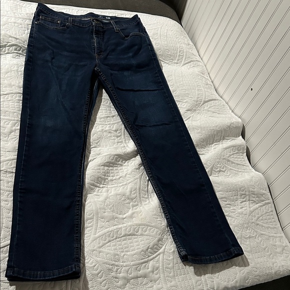 George Men's Dark and Light Blue Slim Jeans Sz:36x32 (3 pairs) - Picture 4 of 15